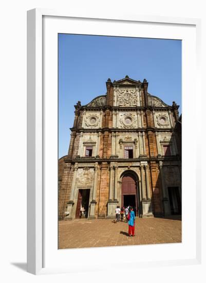 Basilica of Bom Jesus, UNESCO World Heritage Site, Old Goa, Goa, India, Asia-Yadid Levy-Framed Photographic Print