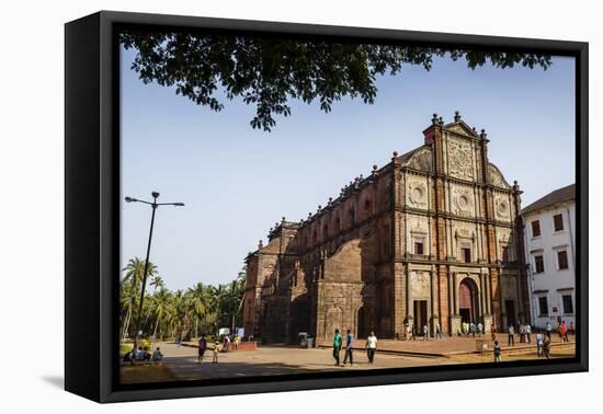 Basilica of Bom Jesus, UNESCO World Heritage Site, Old Goa, Goa, India, Asia-Yadid Levy-Framed Premier Image Canvas