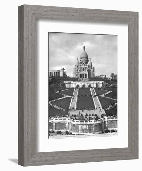 Basilica of Sacre-Coeur, Montmartre, 1876-1910-Paul Abadie-Framed Giclee Print