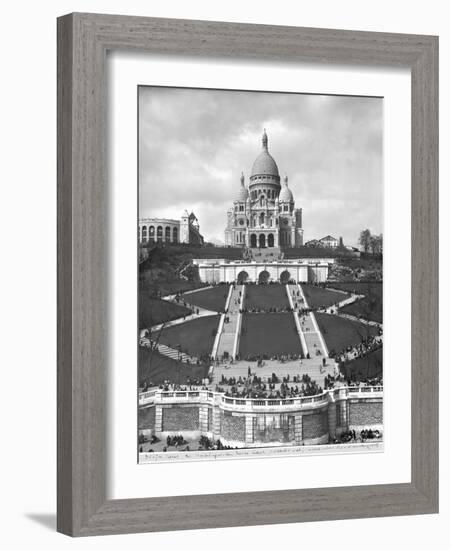 Basilica of Sacre-Coeur, Montmartre, 1876-1910-Paul Abadie-Framed Giclee Print