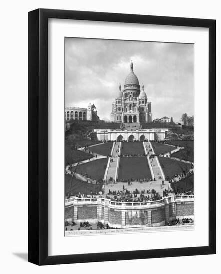 Basilica of Sacre-Coeur, Montmartre, 1876-1910-Paul Abadie-Framed Giclee Print