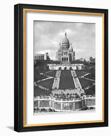 Basilica of Sacre-Coeur, Montmartre, 1876-1910-Paul Abadie-Framed Giclee Print