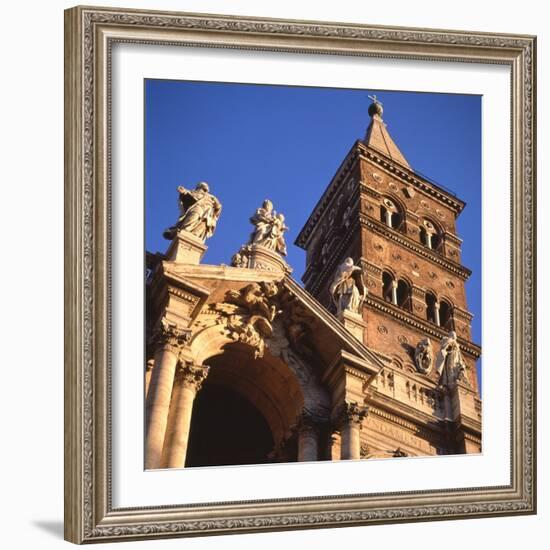 Basilica of Saint Mary Major, Bell Tower and the Facade-Domenico Fontana-Framed Photo