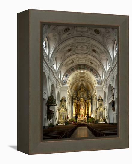 Basilica of St. Anne, Altoetting, Bavaria, Germany, Europe-Michael Snell-Framed Premier Image Canvas