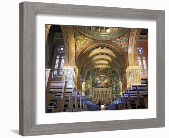 Basilica of St; Therese, Lisieux, Calvados Departement, Lower Normandy, France-Ivan Vdovin-Framed Photographic Print