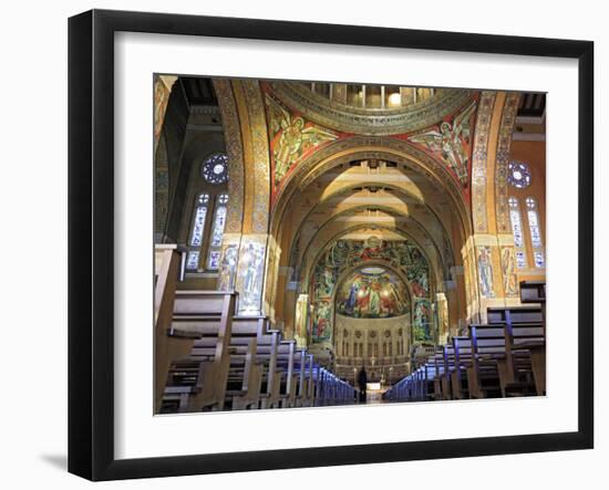 Basilica of St; Therese, Lisieux, Calvados Departement, Lower Normandy, France-Ivan Vdovin-Framed Photographic Print