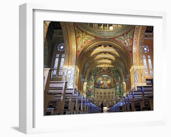 Basilica of St; Therese, Lisieux, Calvados Departement, Lower Normandy, France-Ivan Vdovin-Framed Photographic Print