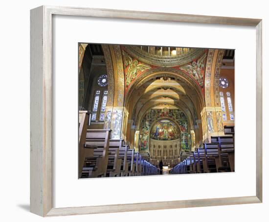 Basilica of St; Therese, Lisieux, Calvados Departement, Lower Normandy, France-Ivan Vdovin-Framed Photographic Print