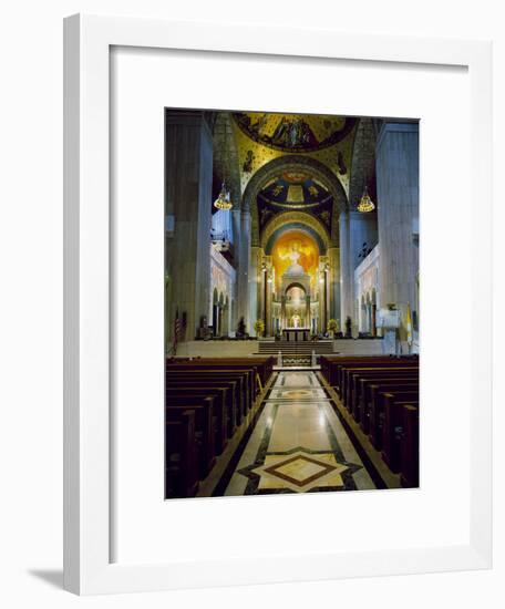 Basilica of the National Shrine of the Immaculate Conception Washington, D.C. USA-null-Framed Photographic Print