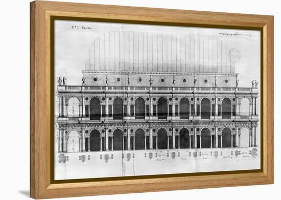 Basilica Palladiana at Vicenza, Designed by Andrea Palladio-null-Framed Premier Image Canvas