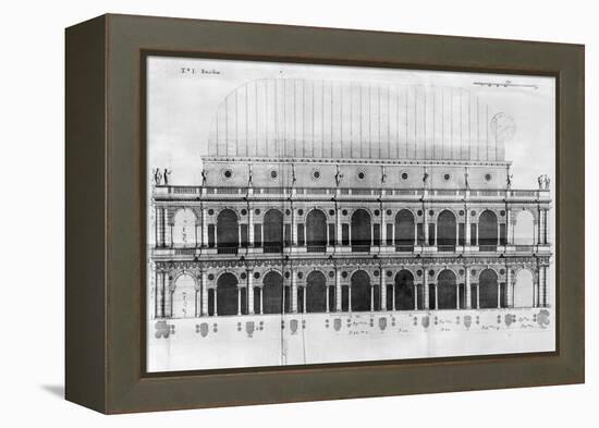Basilica Palladiana at Vicenza, Designed by Andrea Palladio-null-Framed Premier Image Canvas