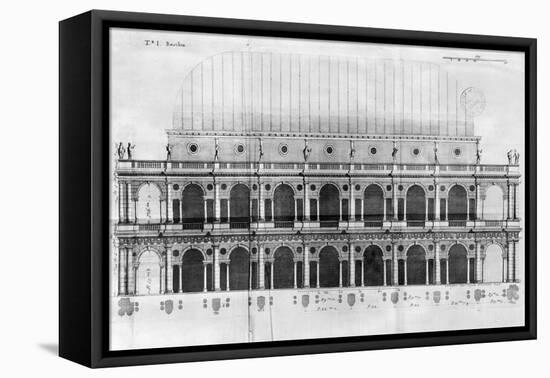 Basilica Palladiana at Vicenza, Designed by Andrea Palladio-null-Framed Premier Image Canvas