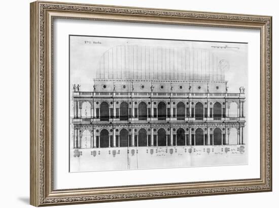 Basilica Palladiana at Vicenza, Designed by Andrea Palladio-null-Framed Giclee Print