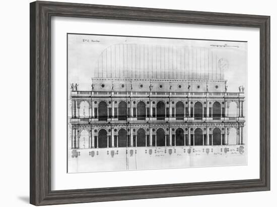 Basilica Palladiana at Vicenza, Designed by Andrea Palladio-null-Framed Giclee Print