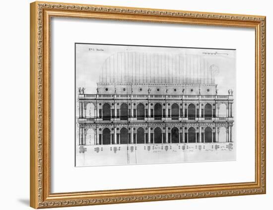 Basilica Palladiana at Vicenza, Designed by Andrea Palladio-null-Framed Giclee Print