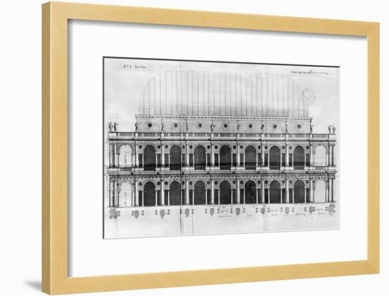 Basilica Palladiana at Vicenza, Designed by Andrea Palladio-null-Framed Giclee Print