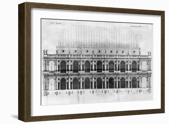 Basilica Palladiana at Vicenza, Designed by Andrea Palladio-null-Framed Giclee Print