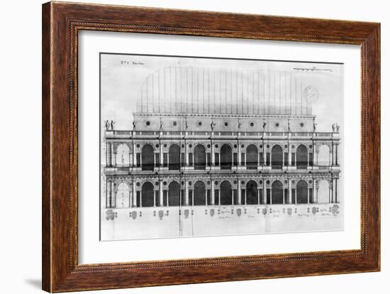 Basilica Palladiana at Vicenza, Designed by Andrea Palladio-null-Framed Giclee Print