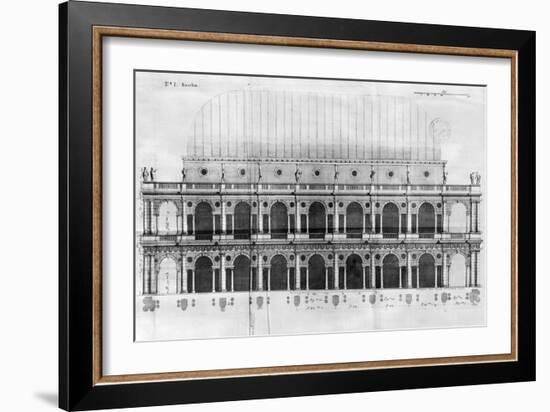 Basilica Palladiana at Vicenza, Designed by Andrea Palladio-null-Framed Giclee Print