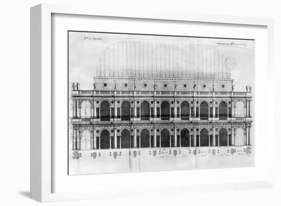 Basilica Palladiana at Vicenza, Designed by Andrea Palladio-null-Framed Giclee Print