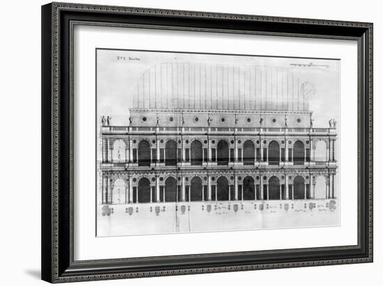 Basilica Palladiana at Vicenza, Designed by Andrea Palladio--Framed Giclee Print