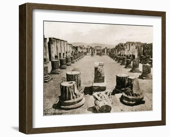 Basilica, Pompeii, Italy, C1900s-null-Framed Giclee Print