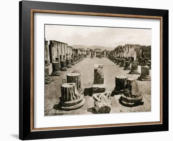 Basilica, Pompeii, Italy, C1900s-null-Framed Giclee Print