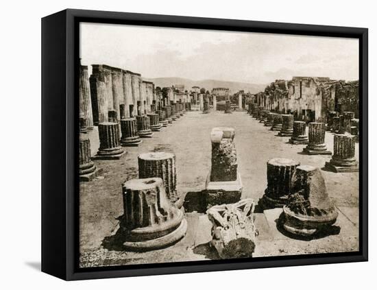 Basilica, Pompeii, Italy, C1900s-null-Framed Premier Image Canvas