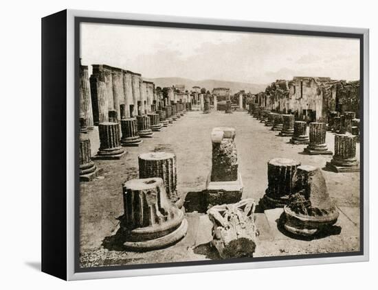 Basilica, Pompeii, Italy, C1900s-null-Framed Premier Image Canvas