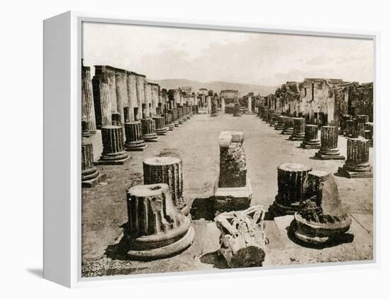 Basilica, Pompeii, Italy, C1900s-null-Framed Premier Image Canvas