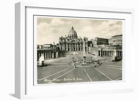 Basilica S Pietro-Alan Paul-Framed Premium Giclee Print