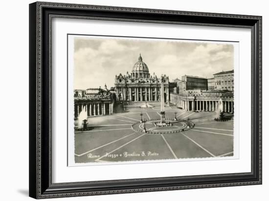 Basilica S Pietro-Alan Paul-Framed Premium Giclee Print