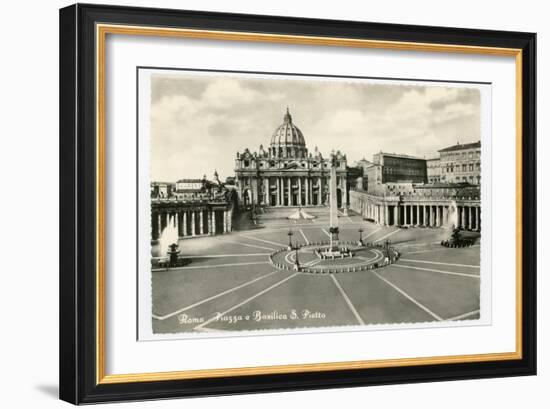 Basilica S Pietro-Alan Paul-Framed Premium Giclee Print