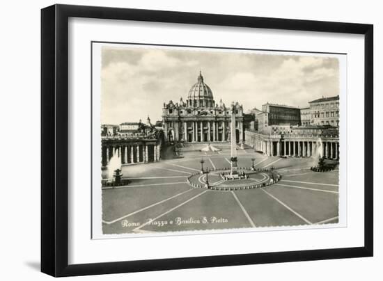 Basilica S Pietro-Alan Paul-Framed Art Print