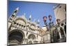 Basilica San Marcoand street lamp, Venice, Veneto, Italy-Russ Bishop-Mounted Photographic Print