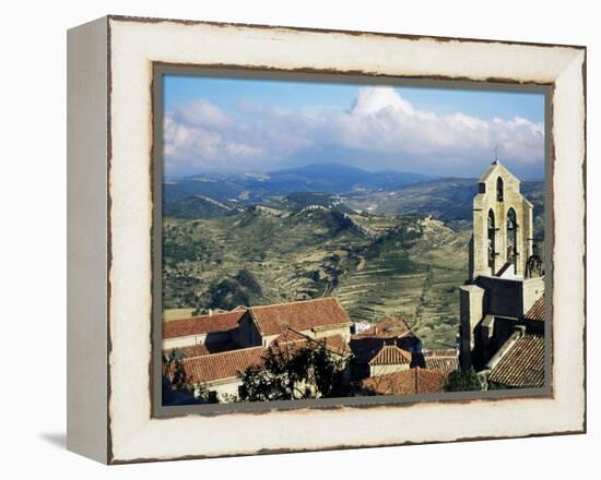 Basilica Santa Maria from the Castle, Morella, Valencia Region, Spain-Sheila Terry-Framed Premier Image Canvas