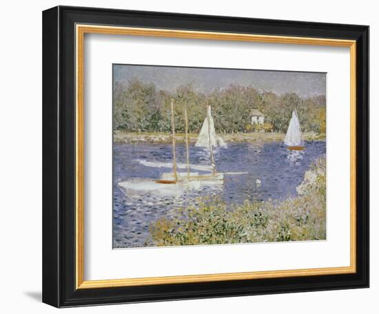 Basin D'Argenteuil-Claude Monet-Framed Premium Giclee Print