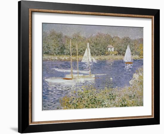 Basin D'Argenteuil-Claude Monet-Framed Giclee Print