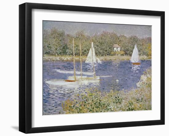 Basin D'Argenteuil-Claude Monet-Framed Giclee Print