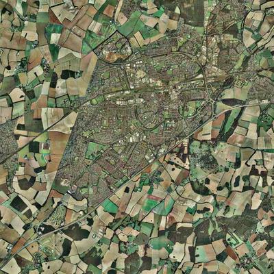 'Basingstoke, UK' Photographic Print Getmapping Plc