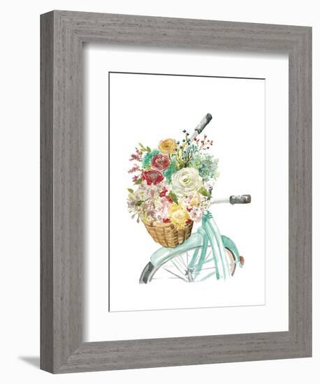 Basket and Bike-Studio Rofino-Framed Art Print