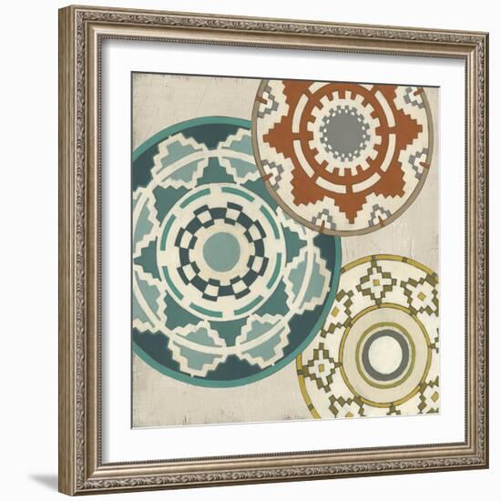 Basket Motif III-June Erica Vess-Framed Art Print