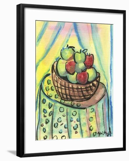 Basket of Apples-Jennifer Frances Azadmanesh-Framed Giclee Print