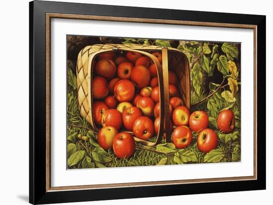 Basket of Apples-Levi Wells Prentice-Framed Giclee Print