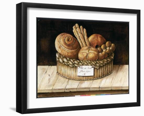 Basket of Baguettes II-Unknown Angelini-Framed Art Print