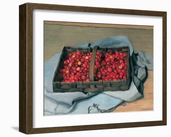 Basket of Cherries, 1921-Félix Vallotton-Framed Giclee Print