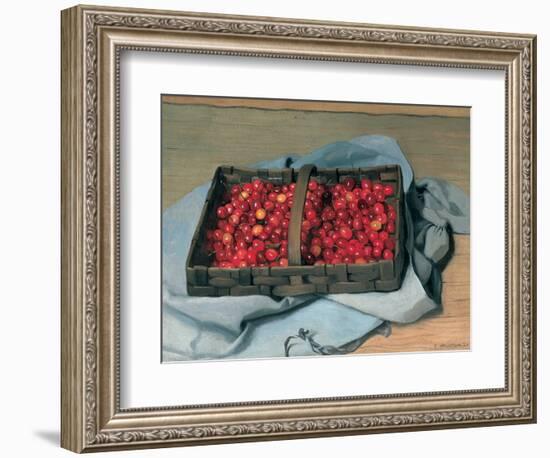 Basket of Cherries, 1921-Félix Vallotton-Framed Giclee Print