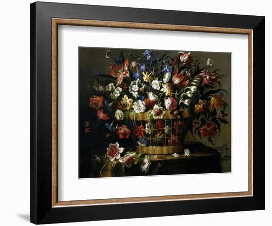 Basket of Flowers, 1668-1670-Juan De Arellano-Framed Giclee Print