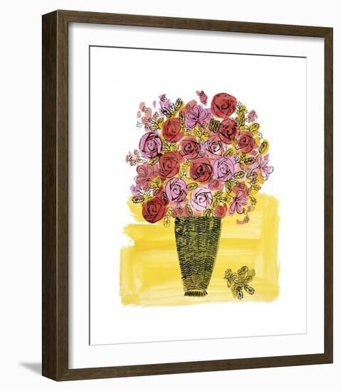 Basket of Flowers, c.1958-Andy Warhol-Framed Giclee Print