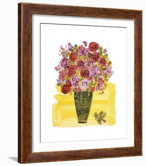 Basket of Flowers, c.1958-Andy Warhol-Framed Giclee Print